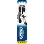 Oral-B Charcoal Toothbrush, Medium, 2 Count, Size: 2 ct