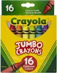 Crayola Jumbo Crayons - Assorted - 16 /