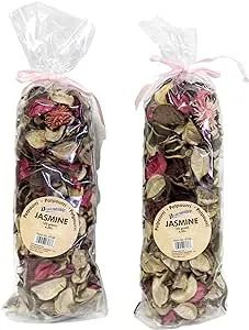 Fresh Scent Potpourri Petal Bowl and Vase Filler Home Decor 2 Large Bags 120 Grams Each (Citrus)