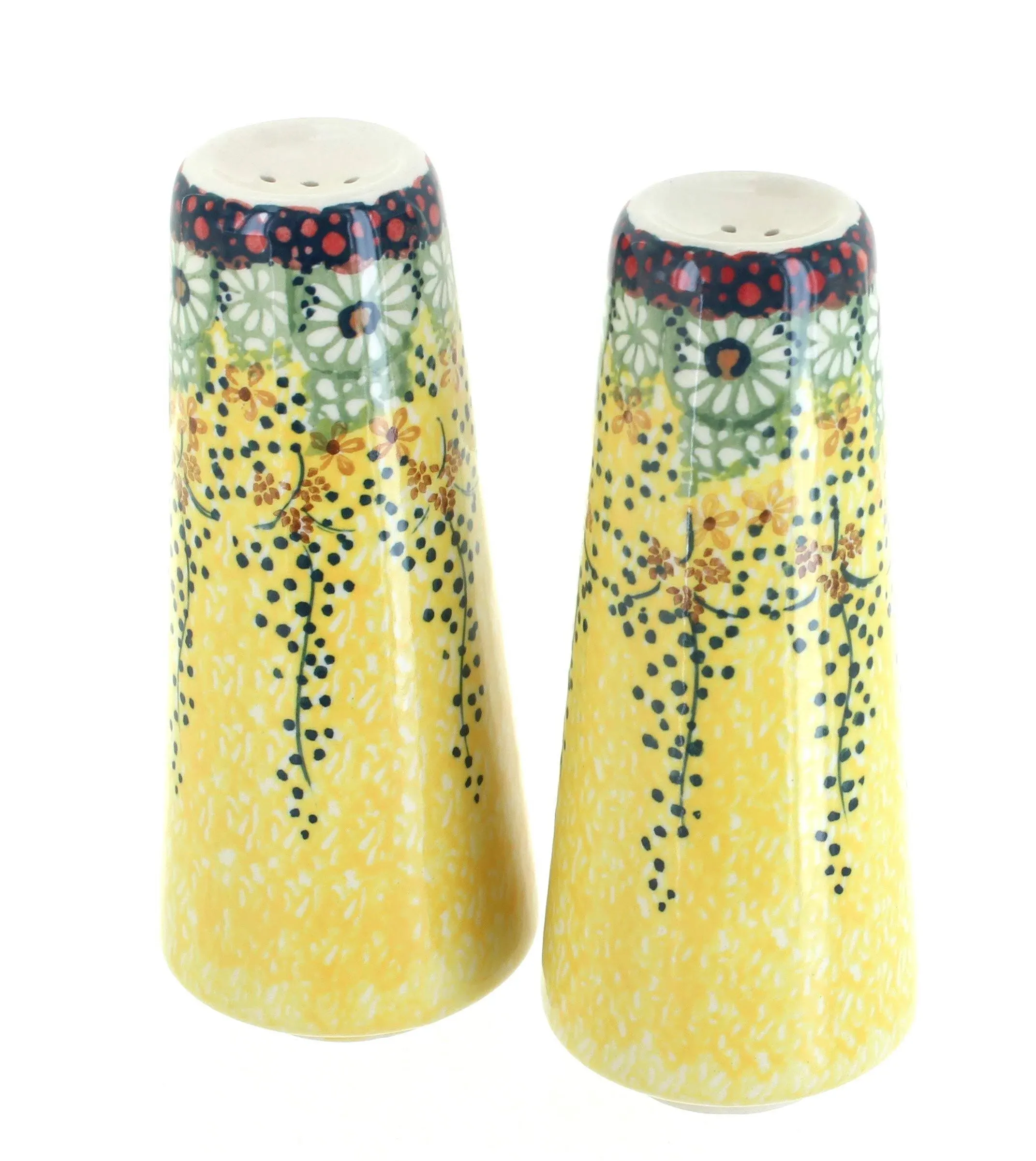 Manufaktura Polish Pottery Sunshine Grotto Salt & Pepper Shakers, Blue