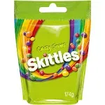 Skittles Crazy Sours Pouch, 174G (Pack Of 4)