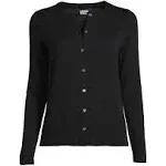 Women's Fine Gauge Cotton Cardigan Sweater