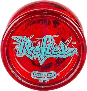 Duncan Toys Reflex Auto Return Yo-Yo, Beginner String Trick Yo-Yo, Red