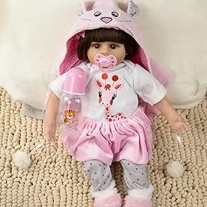 Realistic Reborn Baby Doll Girl 16&#034; Vinyl Silicone Real Like Soft Gift 3 + New