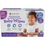 Members Mark Fragrance Free Baby Wipes Netcount 12 Pack 96 Wipes in Each,, 12Count