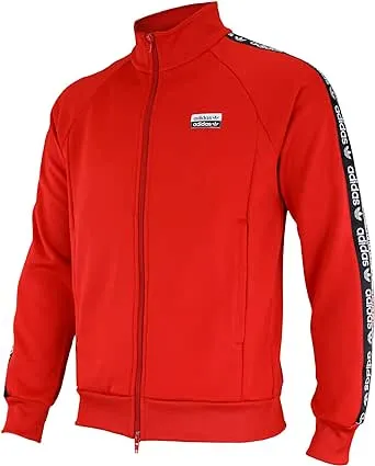 Adidas Men's R.Y.V. Logo Track Jacket, Scarlet