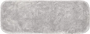 Garland Rug Finest Luxury Bath Rug, 22-Inch by 60-Inch, Platinum Gray