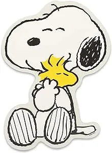 Peanuts Snoopy and Woodstock Hug Wood Wall Decor - Fun Snoopy Wall Art for Kids' Bedroom or Play Room