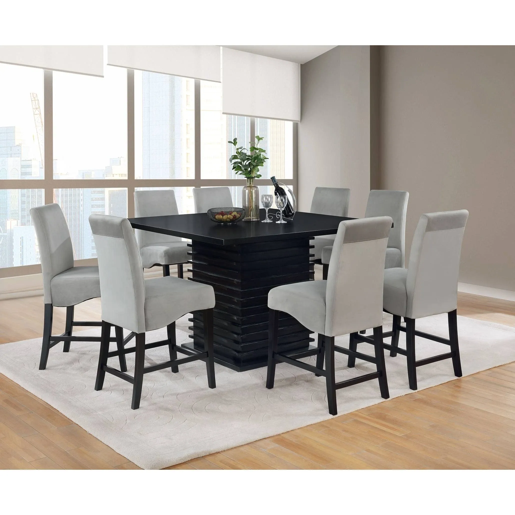 Coaster Stanton - 5-Piece Dining Set - Black and Grey