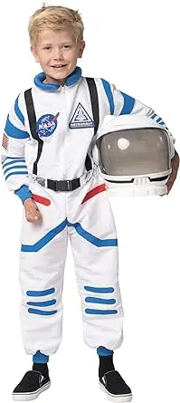 Syncfuns Halloween Child Unisex White Astronaut Costume