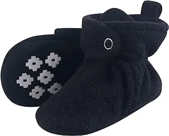 Little Treasure Baby Fleece Booties - Black