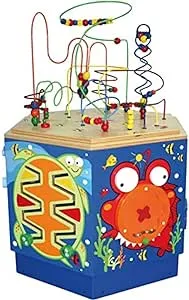 Hape Coral Reef Wooden Activity Center Table