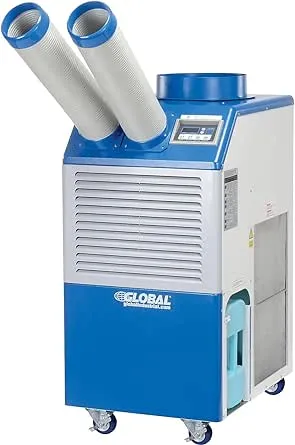 Global Industrial 292660 Portable Air Conditioner w/ Cold Air Nozzles, 1.1 Ton, 13,200 BTU, 115V