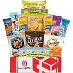 SnackBOX College Snacks BOX Care Package | Variety Pack (15 Count) | Valentines Day Holiday, Teachers, Back to School, Date Night, College, Gift Baskets, Student, Birthday, Chips, Office, Military, Gift Ideas