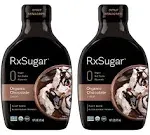 RxSugar 2-Pack Allulose Sugar OrganicChocolate Syrup,2-Pack