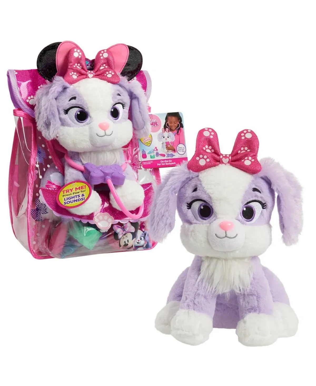 Minnie Mouse On-The-Go Pet Vet Backpack - Toddler Toys