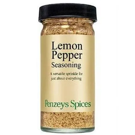 Lemon Pepper Seasoning By Penzeys Spices 2.8 oz 1/2 cup jar (Pack of 1)