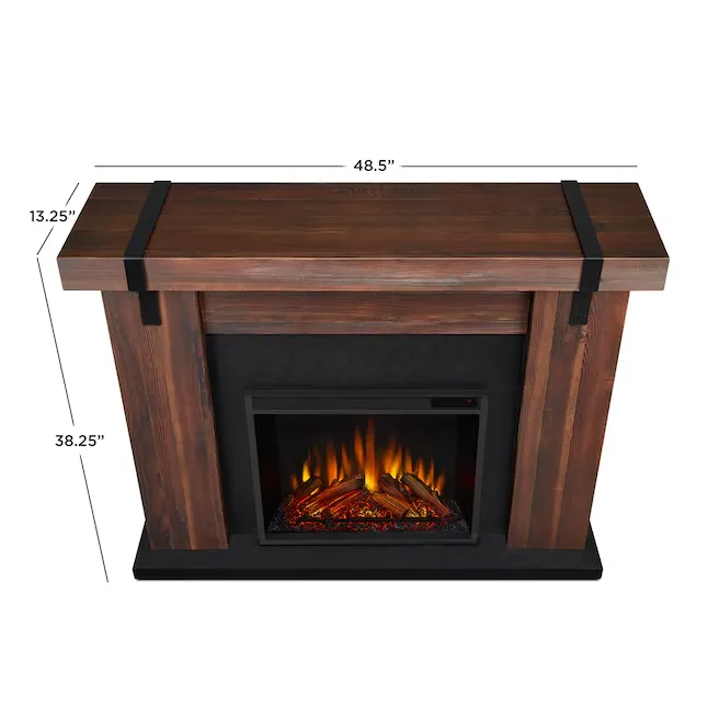 Real Flame - Aspen Electric Fireplace - Chestnut Barnwood