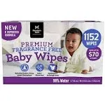 Premium Fragrance-Free Baby Wipes (1152 ct.) By M. M.