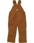 Carhartt Toddler Unisex Brown Overalls - 3T