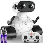 Hamourd Robot Toys for 3 Years Old Boys Girls- Rechargeable Remote Control Robots, Emo Robot with Auto-Demonstration, Flexible Head & Arms, Dance Moves, Music, and Shining LED Eyes, Kids Toys Gifts