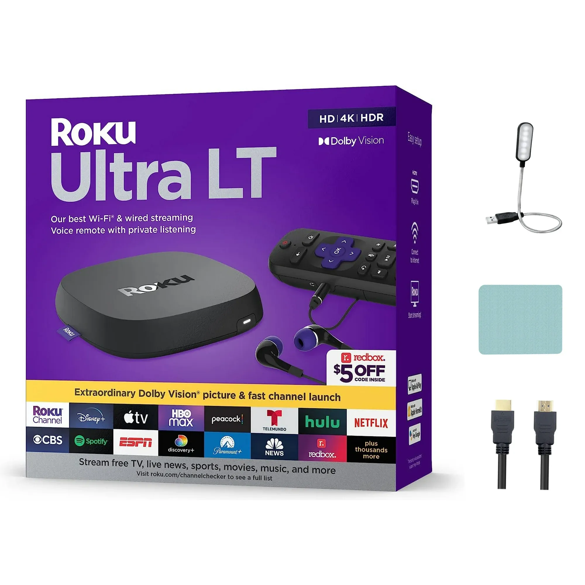 Roku Ultra 4K HDR Streaming Player