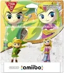 Nintendo Toon Link/Zelda : The Wind Waker amiibo 2-Pack - Nintendo Wii U