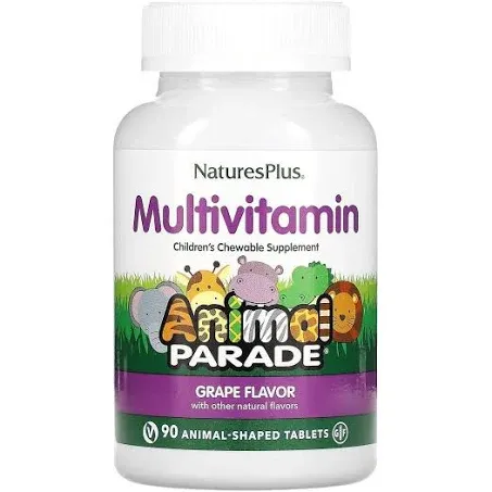 Nature's Plus Animal Parade - Grape - 90 Chewable