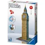 Ravensburger Big Ben 216 Piece 3D Jigsaw Puzzle for Kids and Adults - Easy Click Technology Means Pieces Fit Together Perfectly