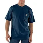 Carhartt Workwear Pocket Short Sleeve T Shirt - Navy