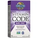 Garden of Life Vitamin Code Raw Zinc