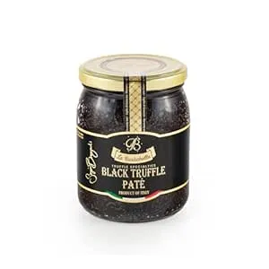 La Rustichella - Black Truffle Pate Large (500g, 17.64 oz ) Vegan, Gluten Free , Cholesterol Free