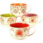 Certified International Francesca Jumbo Cups, Set of 4