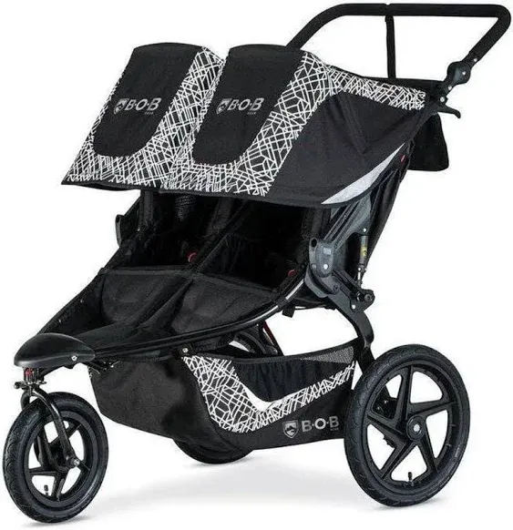 Bob Gear Revolution Flex 3.0 DUALLIE Jogging Stroller - Graphite Black