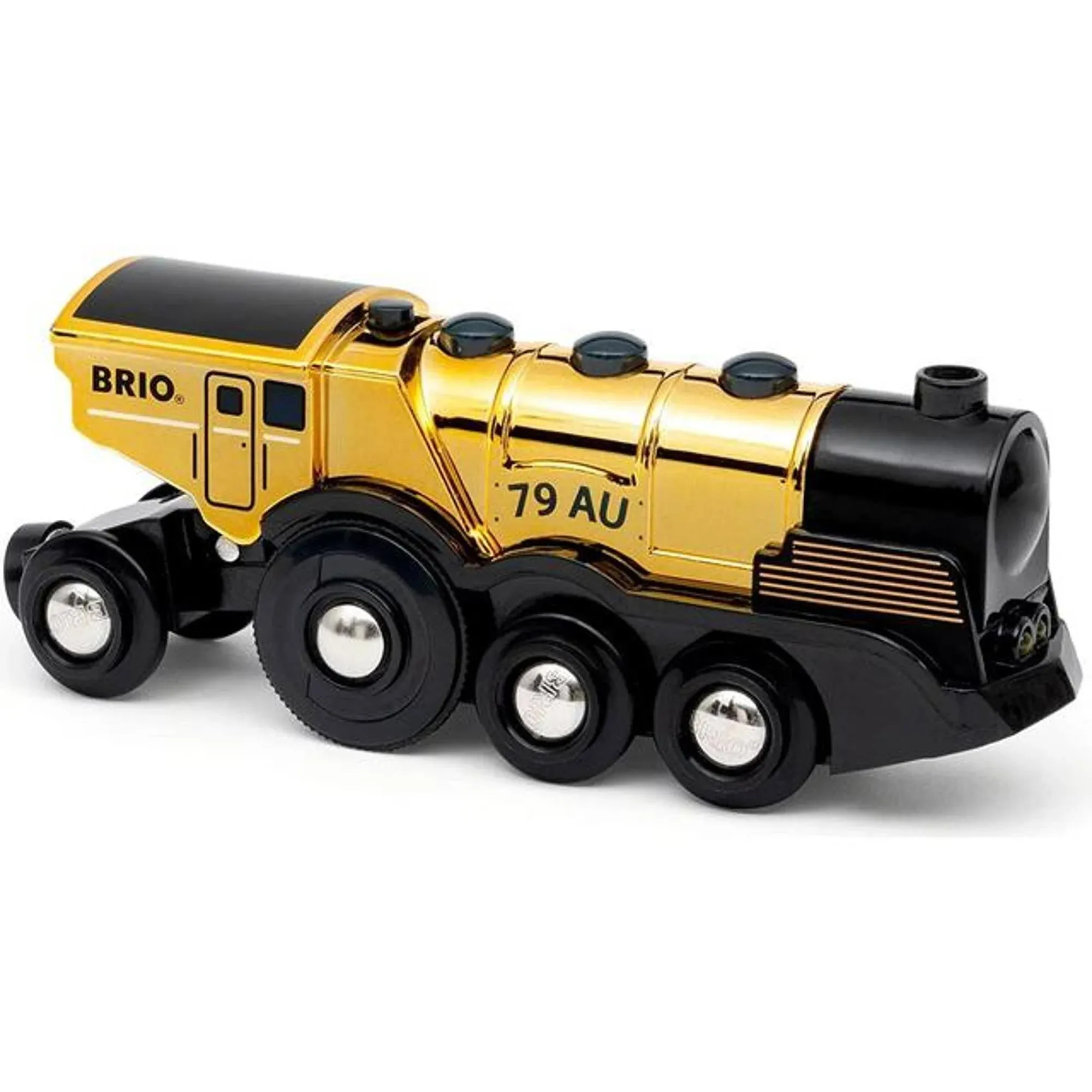 BRIO WORLD Mighty Gold Action Locomotive 33630