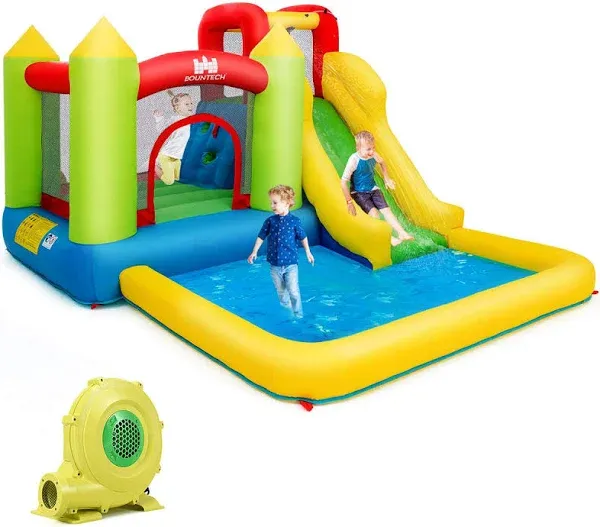 Costway Inflatable Bounce House Water Slide Jump Bouncer Blower