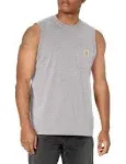 Carhartt Men&#039;s Workwear Pocket Sleeveless Midweight T-Shirt