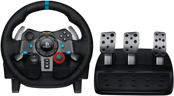 Logitech G29 Driving Force - Juego de Rueda y Pedales - con Cable - para PC, Sony PlayStation 3, Sony PlayStation 4