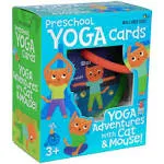 Mollybee Kids Preschool Yoga Cards for Kids Adventures with Cat and M