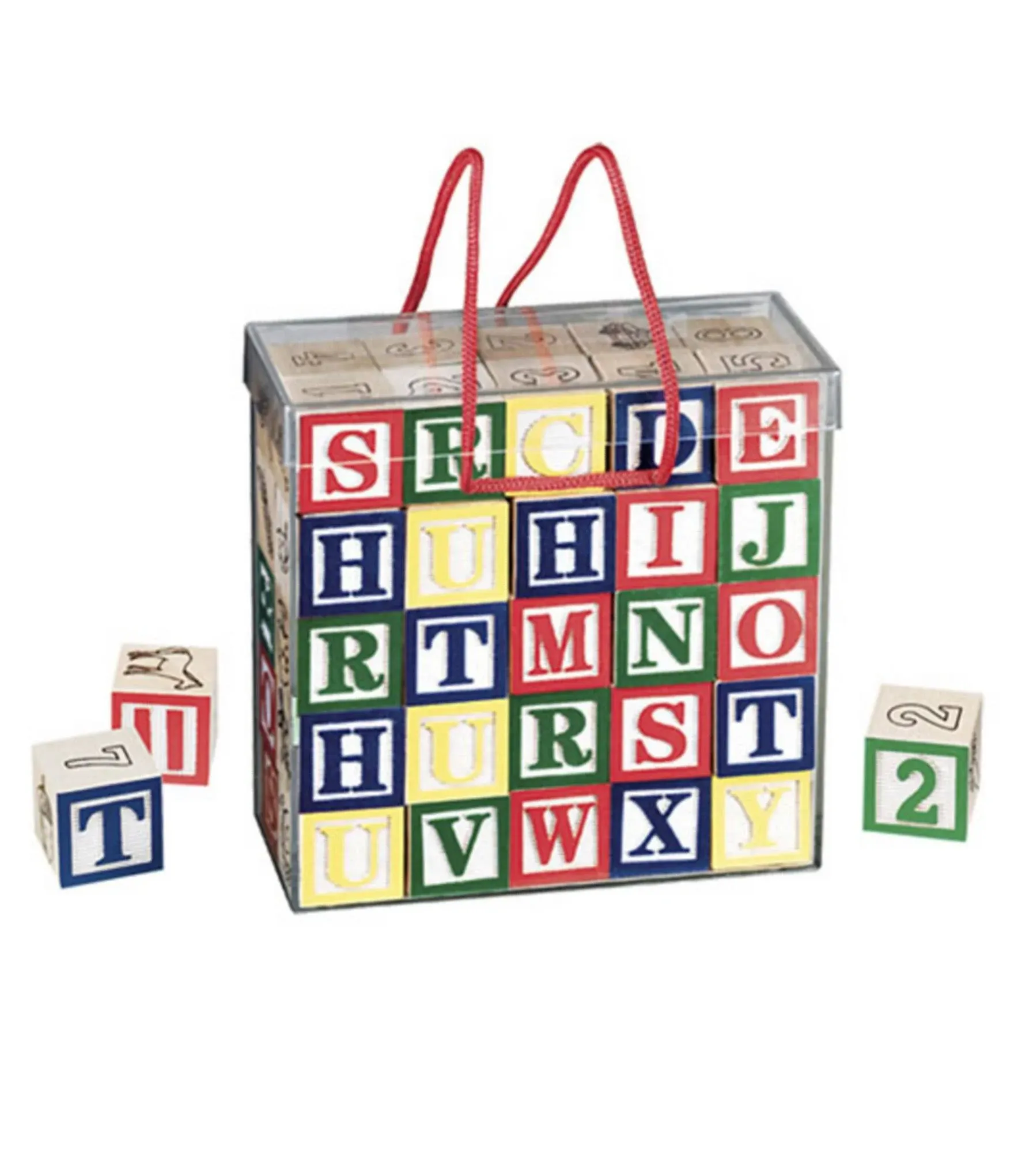 Wooden Abc/123 Blocks (Uc), by Melissa & Doug