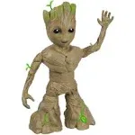 guardians of the galaxy interactive action figure groove &#39;n grow groot 34 cm  figurines  marvel  figure