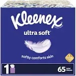 Kleenex Ultra Soft 3-ply Tissues (65 ct)