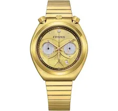 Citizen Men&#039;s Watch Star Wars C-3PO Tsuno Chrono Yellow Gold Steel AN3662-51W