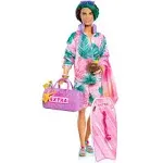 Barbie Extra Fly Ken Doll with Beach-Themed Travel Clothes &amp; Accessories