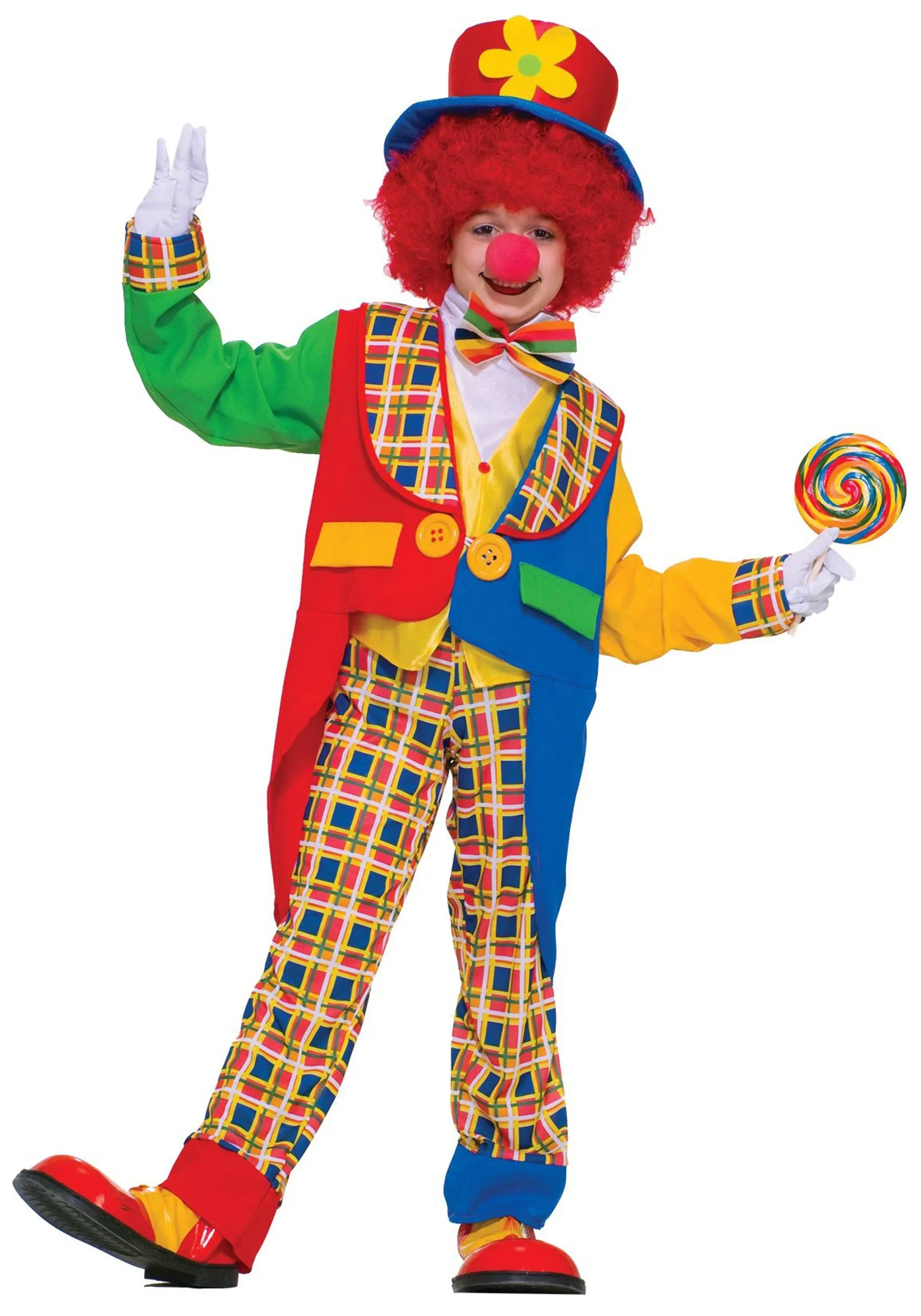 Child Clown On The Town Costume