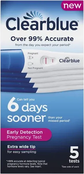 Clearblue Pregnancy Test, Early Detection, 6 Days Sooner - 3 tests