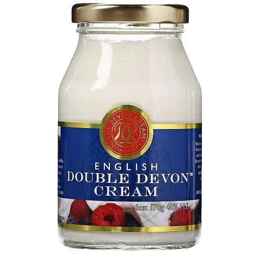 Devon Cream Company - English Double Cream 6oz (Pack of 2)