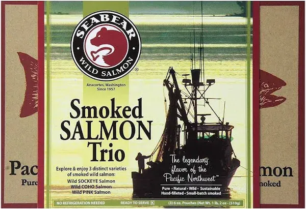 SeaBear Smoked Salmon Trio