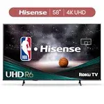 Hisense TV inteligente Dolby Vision HDR 4K UHD Roku pulgadas Class R6 Series con compatibilidad Alexa