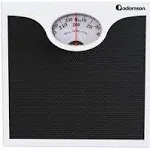 Adamson A22 Bathroom Scale for Body Weight - Up to 260 lb - Anti-Skid Rubber Surface - Analog Bathroom Weight Scales